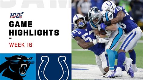 colts vs panthers highlights